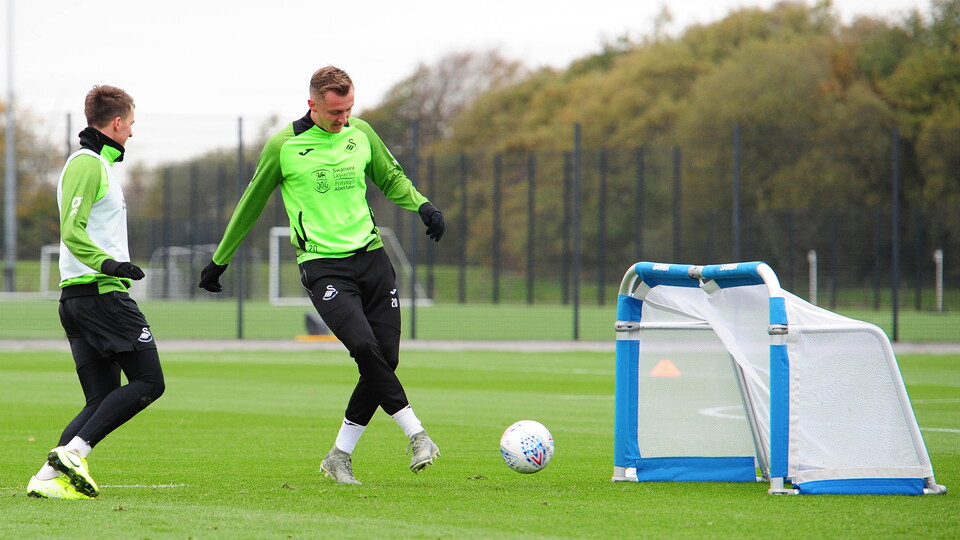 Swansea City training