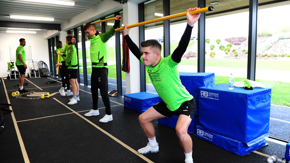 Swansea City training
