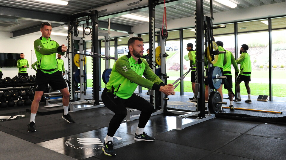 Swansea City training
