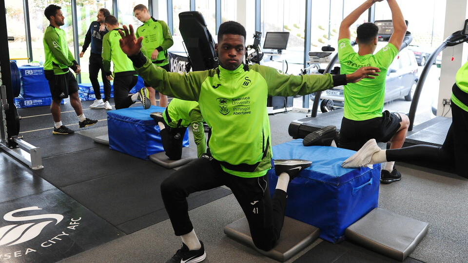 Swansea City training