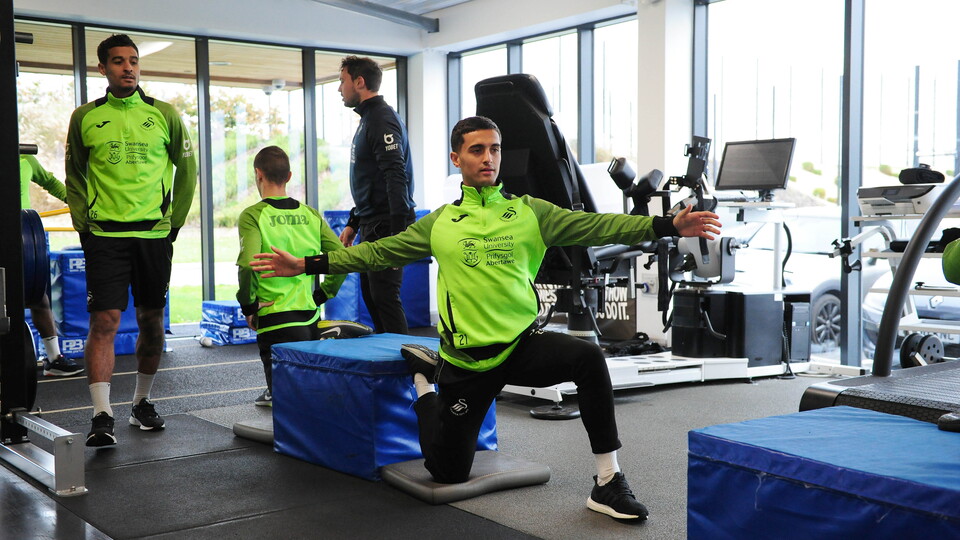 Swansea City training