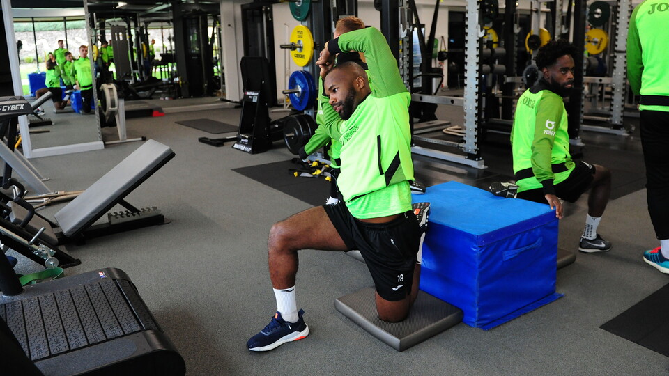 Swansea City training