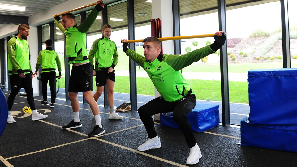 Swansea City training