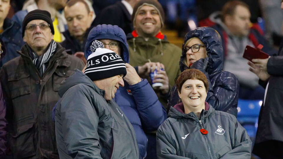 Swansea City supporters