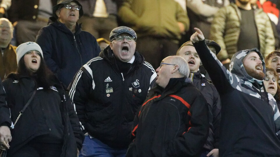 Swansea City supporters