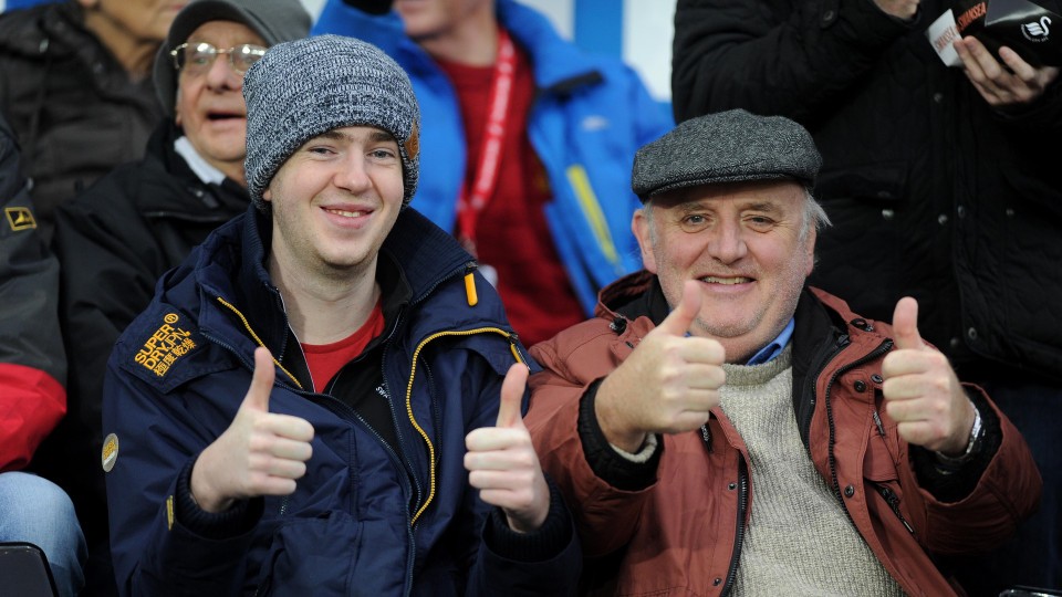 Swansea City fans