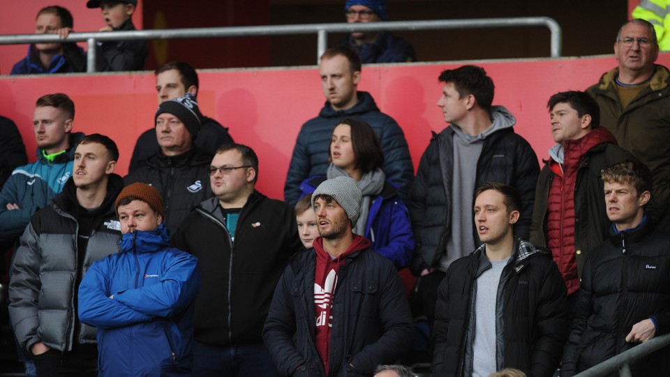 Swansea City fans