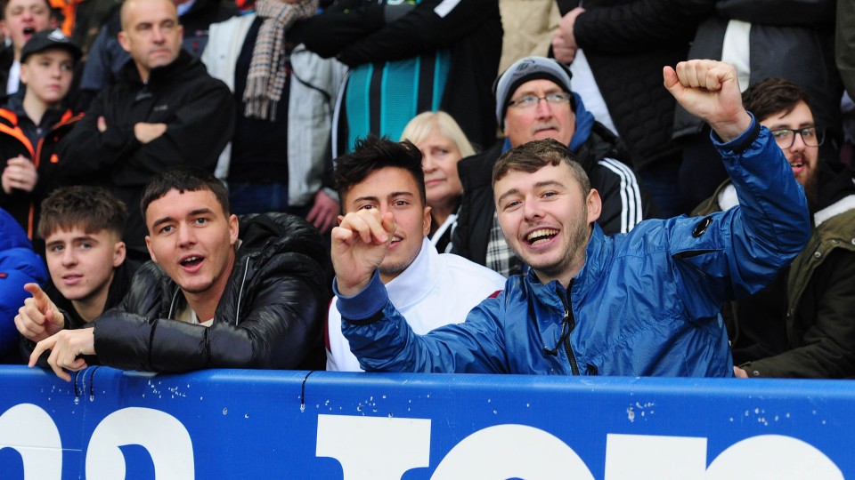 Swansea City fans