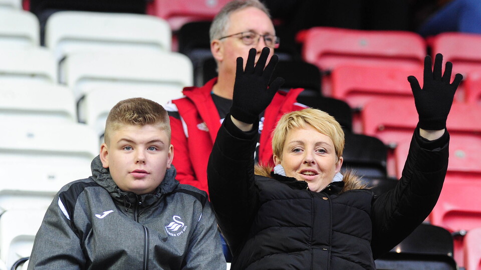Swansea City fans