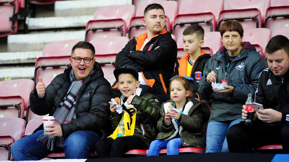 Swansea City fans