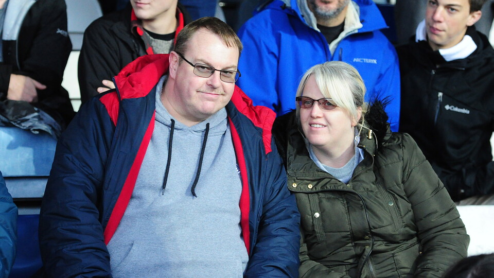 Swansea City fans at Luton Town