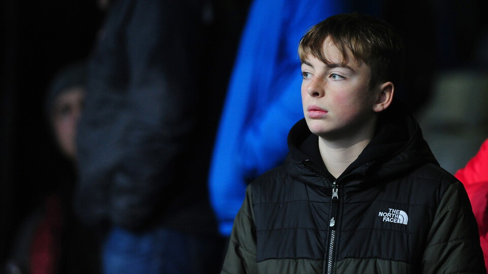 Swansea City fans at Luton Town