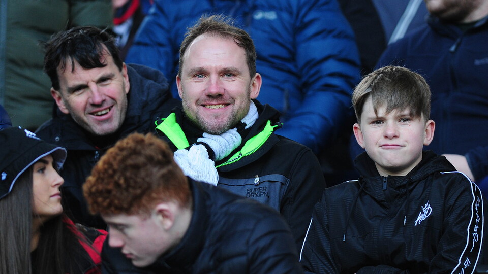 Swansea City fans at West Brom