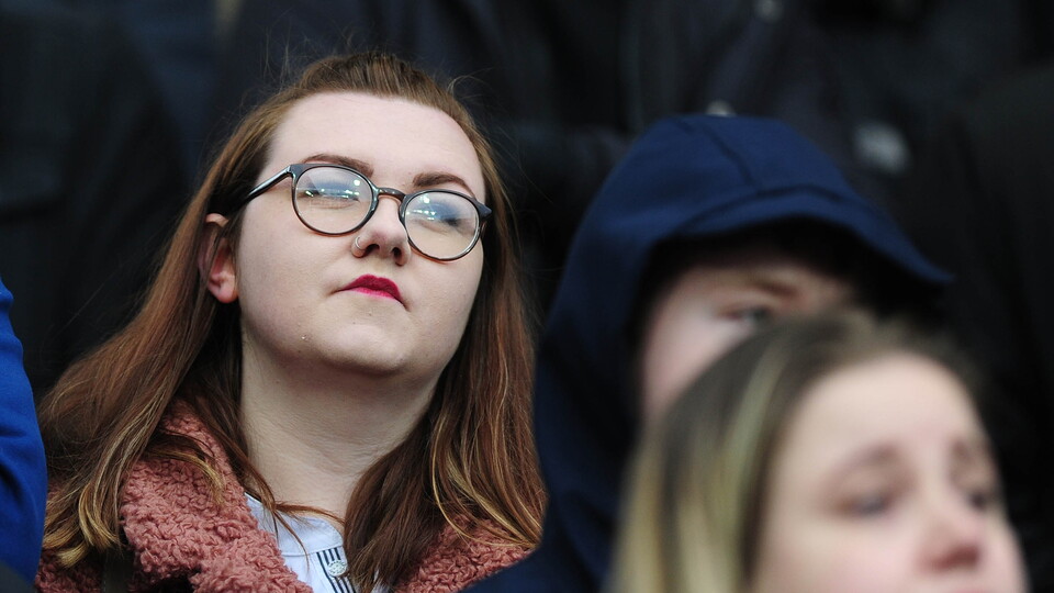 Swansea City fans at West Brom