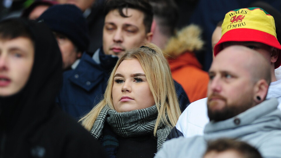 Swansea City fans at West Brom