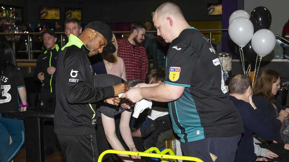 Swansea City bowling night