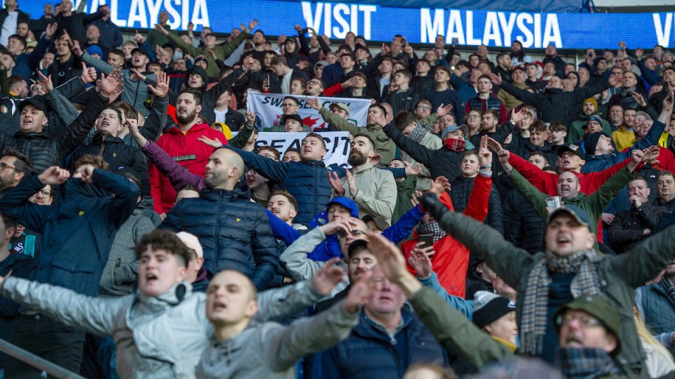 Swansea City fans