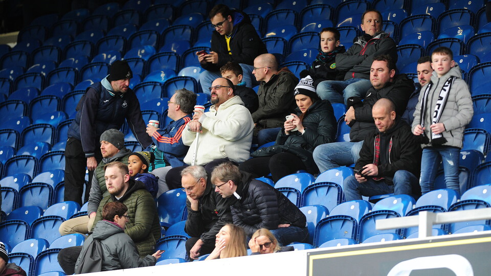 Swansea City supporters