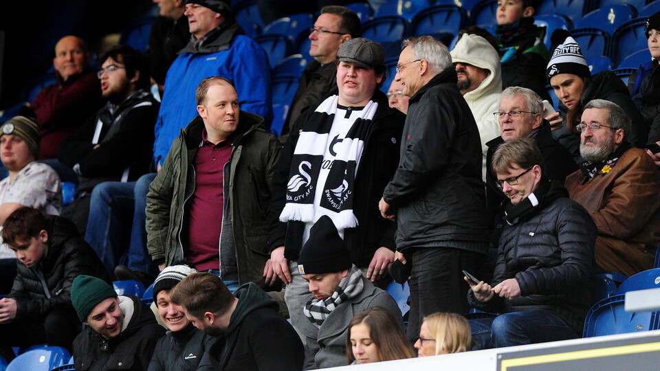 Swansea City supporters