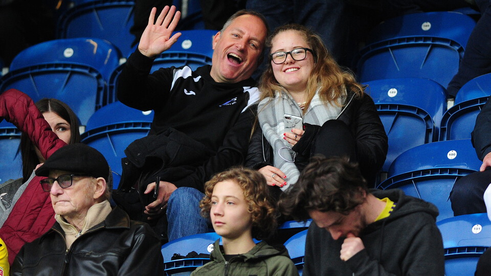 Swansea City supporters