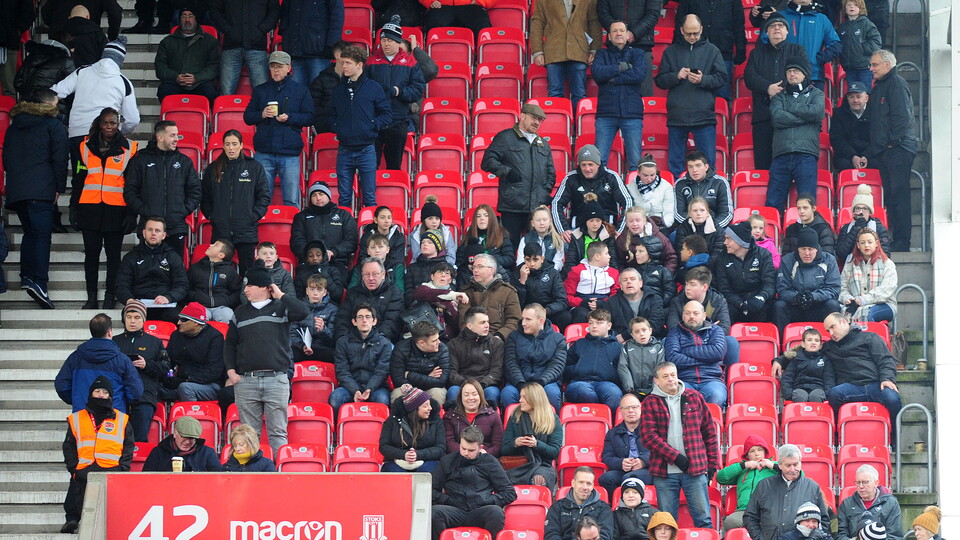 Swansea City supporters