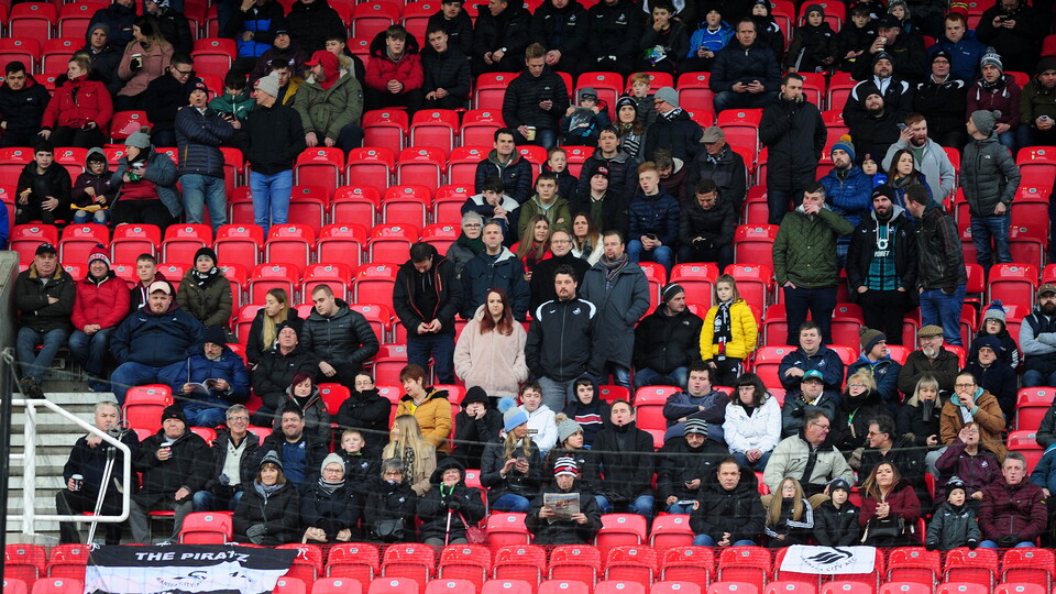 Swansea City supporters