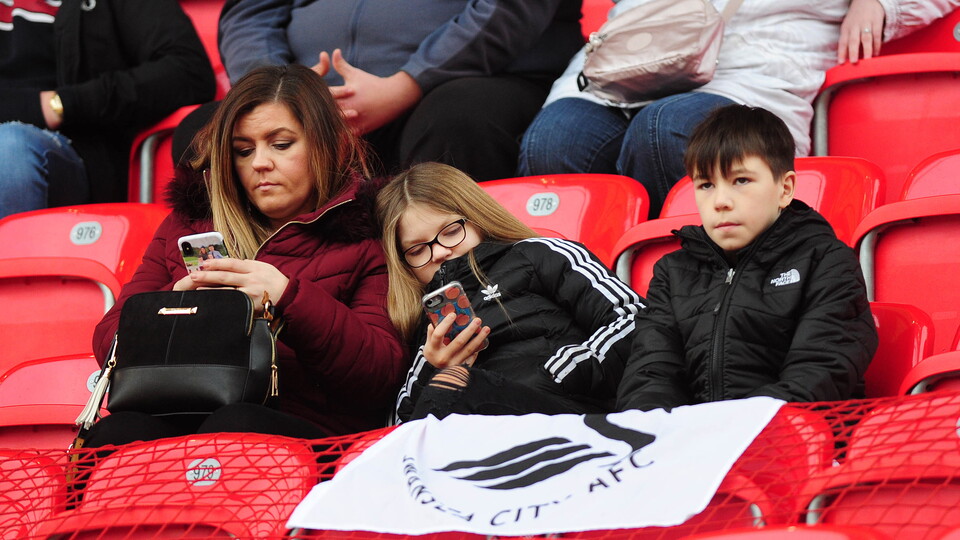 Swansea City supporters