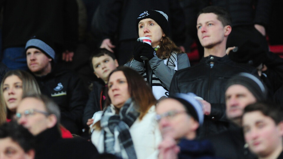 Swansea City supporters