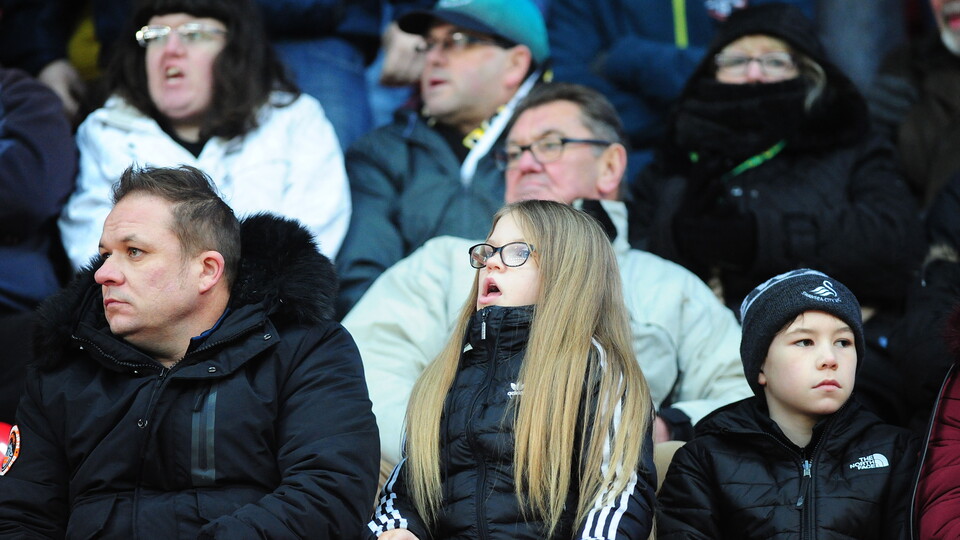 Swansea City supporters