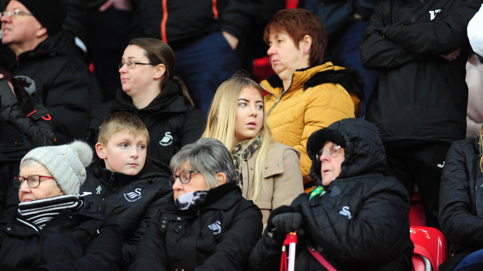 Swansea City supporters