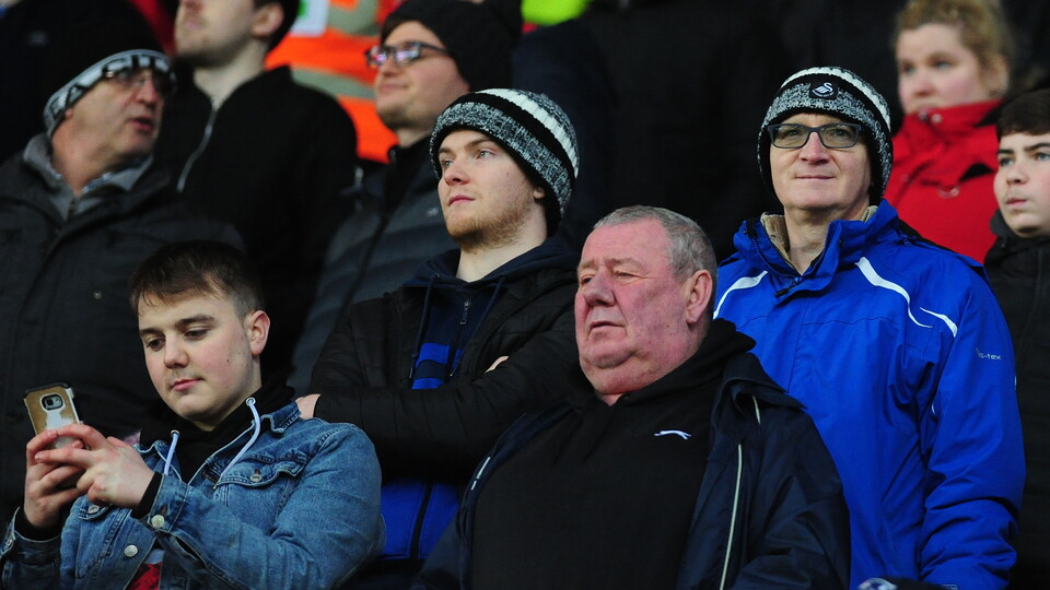 Swansea City supporters