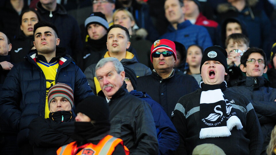 Swansea City supporters