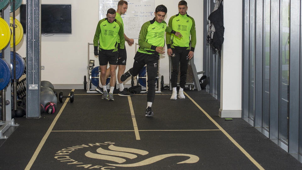 Swansea City training