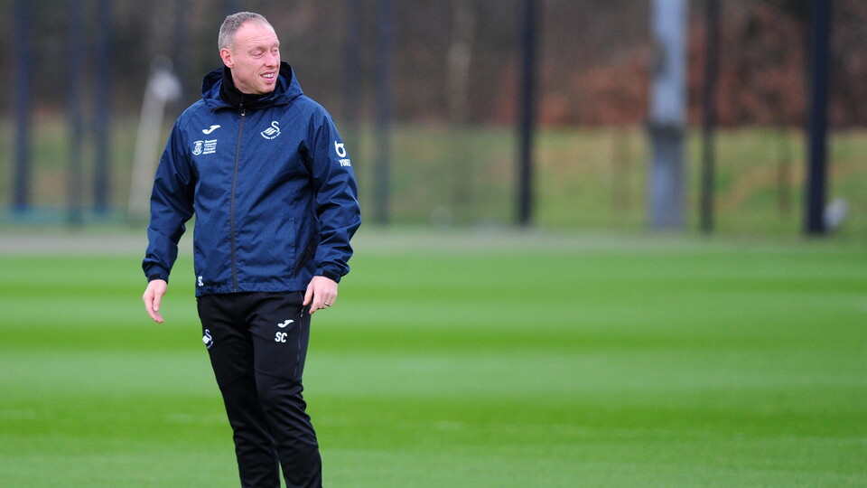 Swansea City training