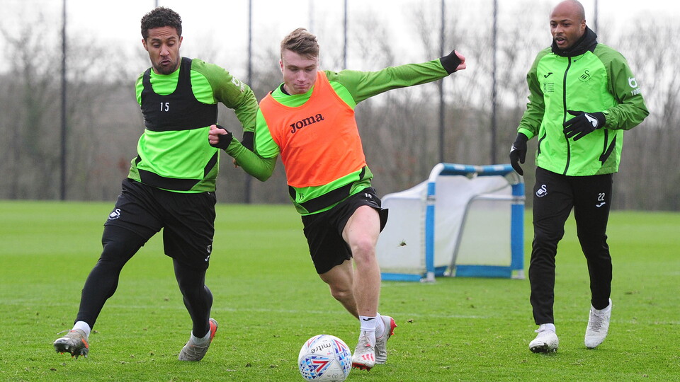 Swansea City training