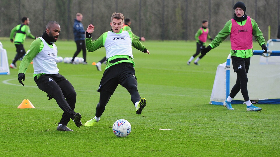 Swansea City training