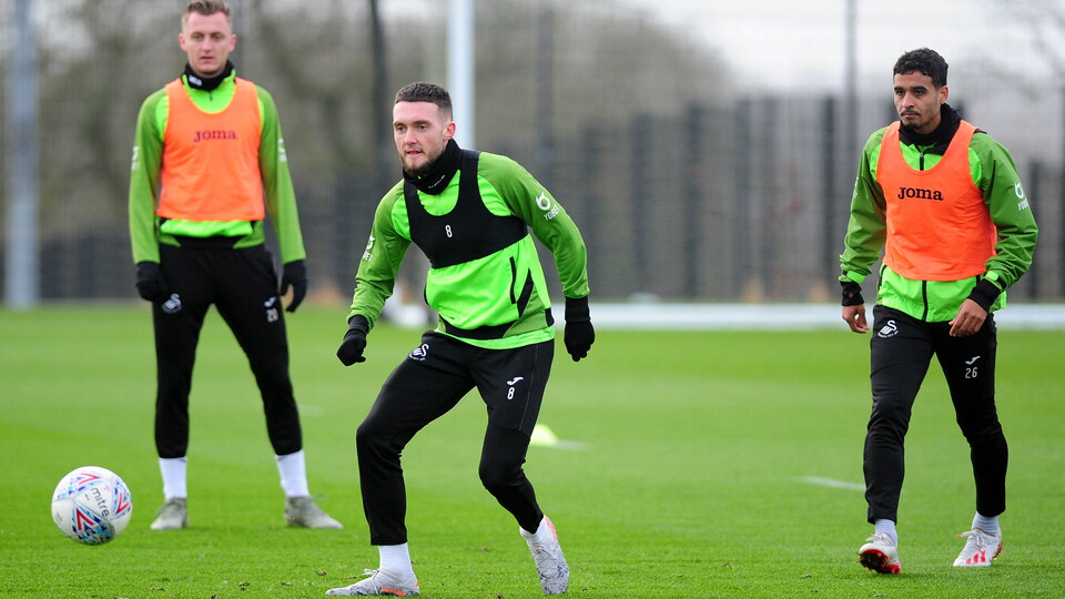 Swansea City training