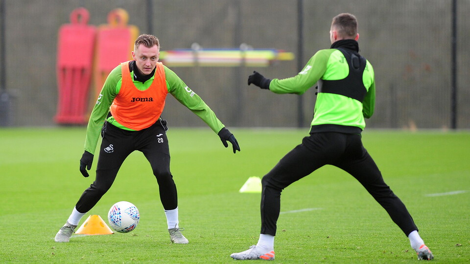 Swansea City training