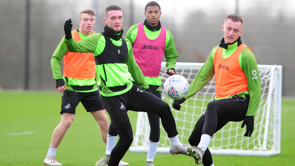 Swansea City training