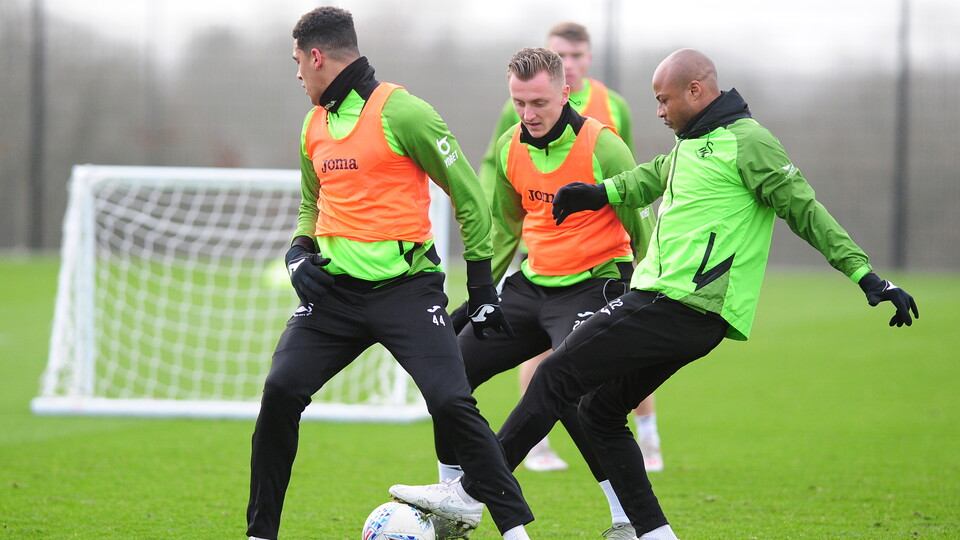Swansea City training
