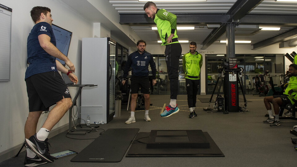 Swansea City training