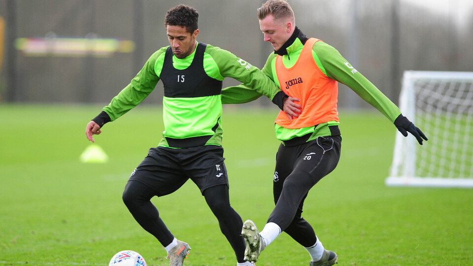 Swansea City training