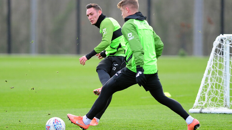Swansea City training