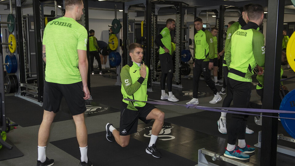 Swansea City training