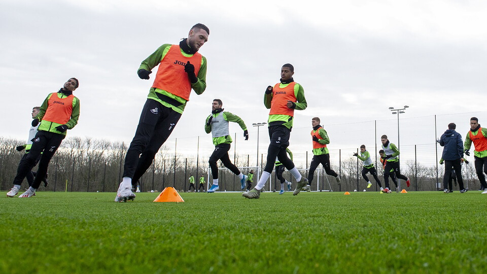 Swansea City training