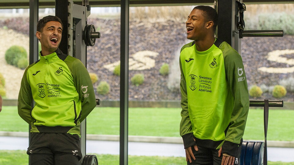 Swansea City training