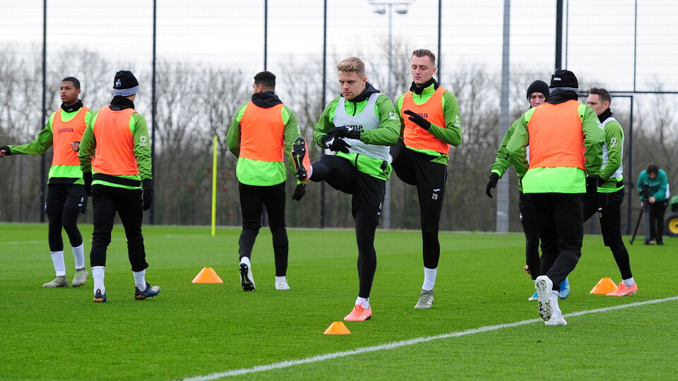 Swansea City training