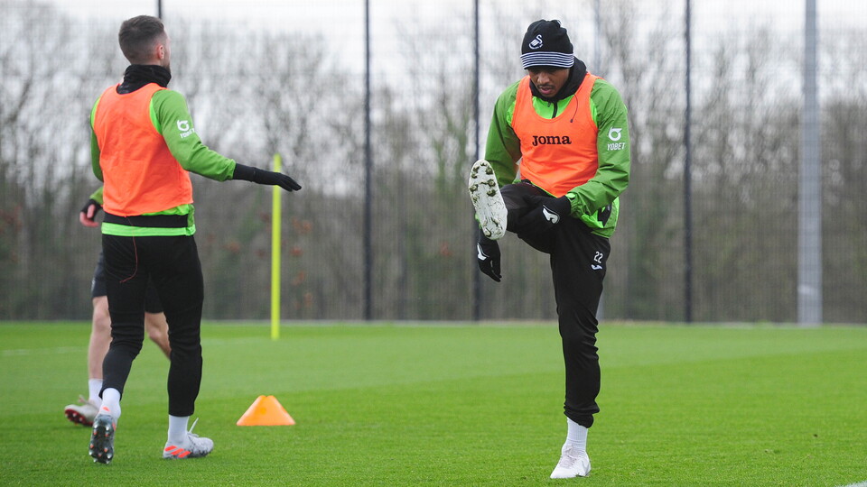 Swansea City training