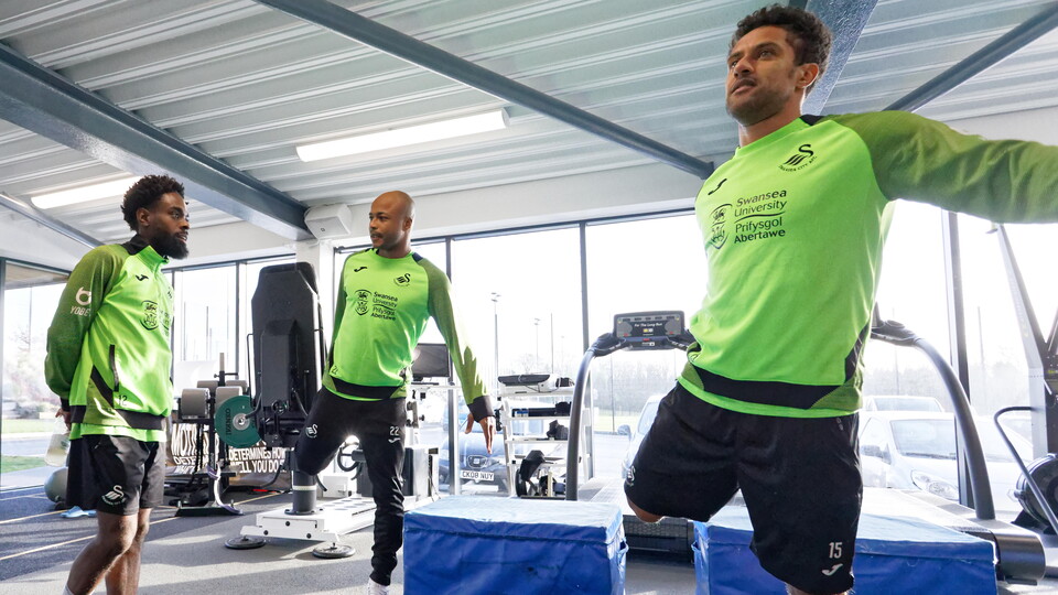 Swansea City training