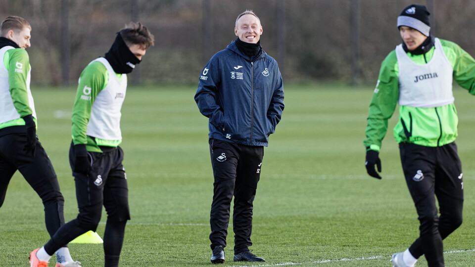 Swansea City training
